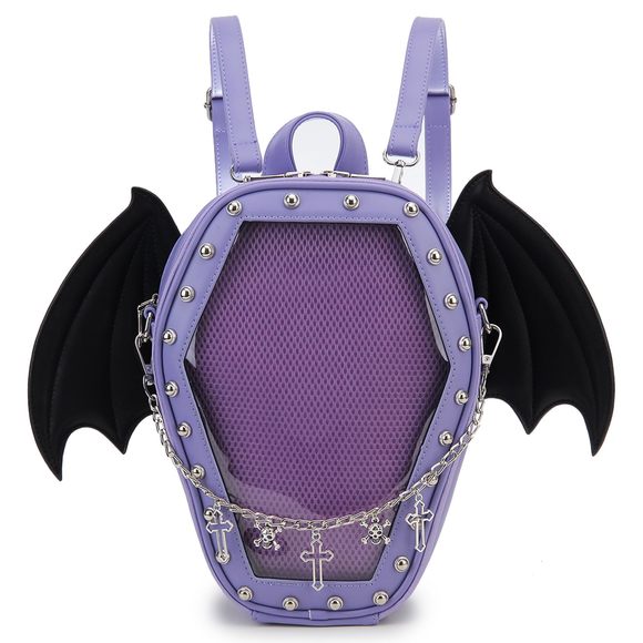 Gothic Coffin Shape Purses And Handbags Halloween Shoulder Bag Ita :) - Picture 1 of 9